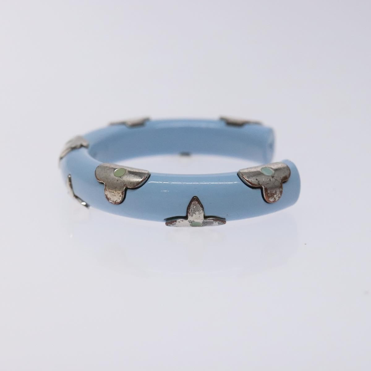 Louis Vuitton Daily Monogram Bracelet Metal Blue Metal Bracelet Jewelry