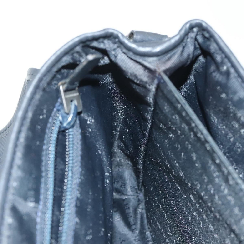 Burberry Nova Check Shoulder Bag Canvas Navy Canvas Shoulder Bag