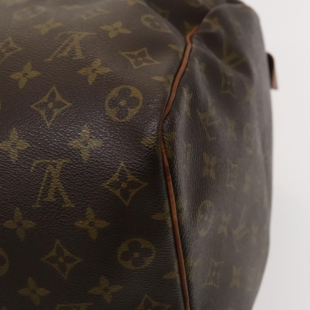Louis Vuitton Keepall Bag Monogram Canvas Brown Canvas Travel Bag