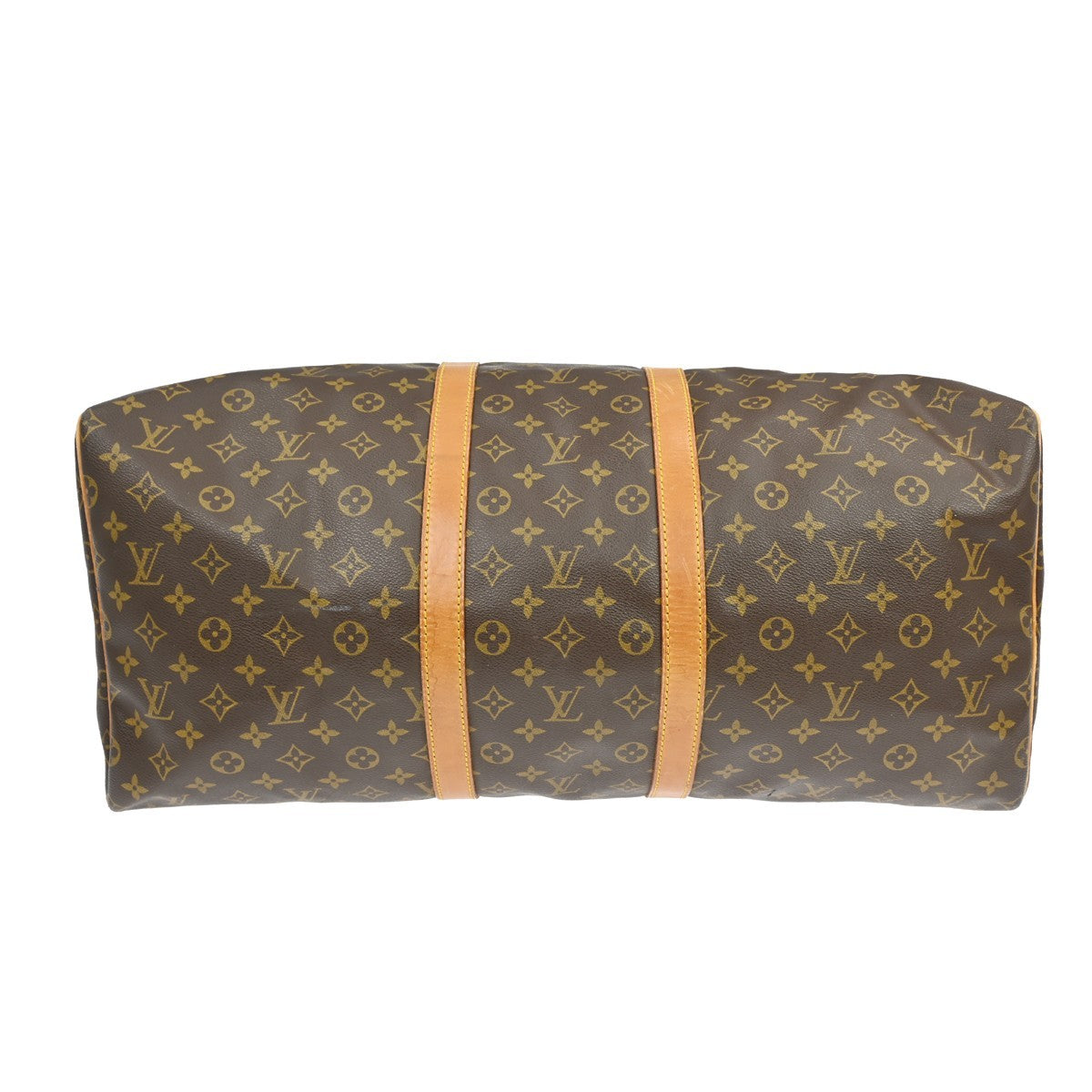 Louis Vuitton Keepall Bag Monogram Canvas Brown Canvas Travel Bag