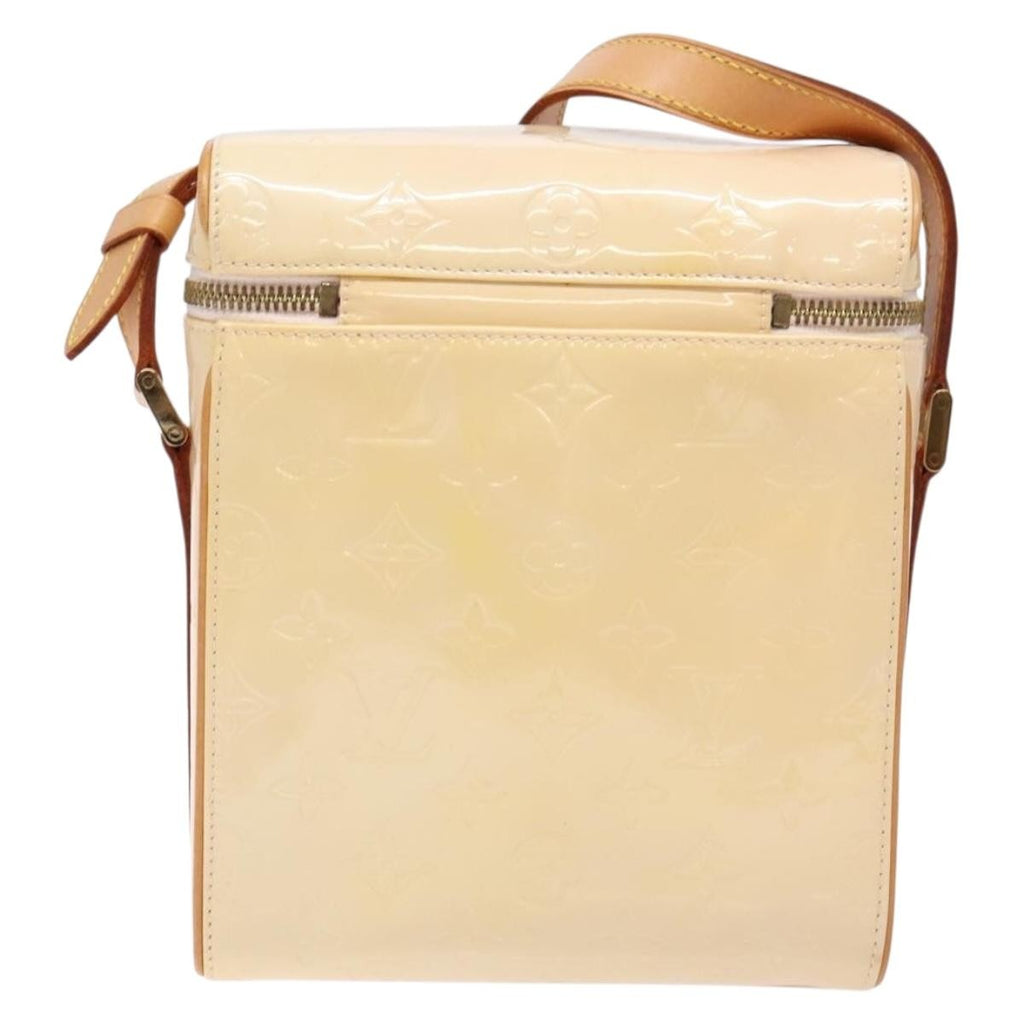 Louis Vuitton Sullivan Handbag Monogram Vernis Beige Patent_Leather Bag