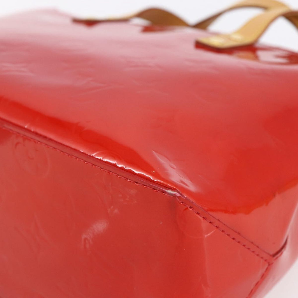 Louis Vuitton Reade Handbag Monogram Vernis Red Patent_Leather Handbag