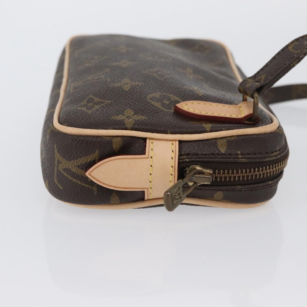 Louis Vuitton Pochette Marly Bandouliere Bag Monogram Canvas Brown Canvas Shoulder Bag