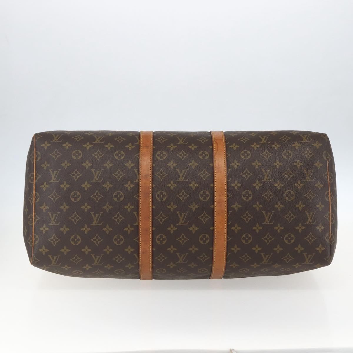 Louis Vuitton Keepall Bag Monogram Canvas Brown Canvas Travel Bag