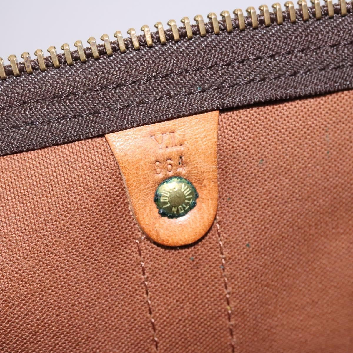 Louis Vuitton Keepall Bag Monogram Canvas Brown Canvas Travel Bag