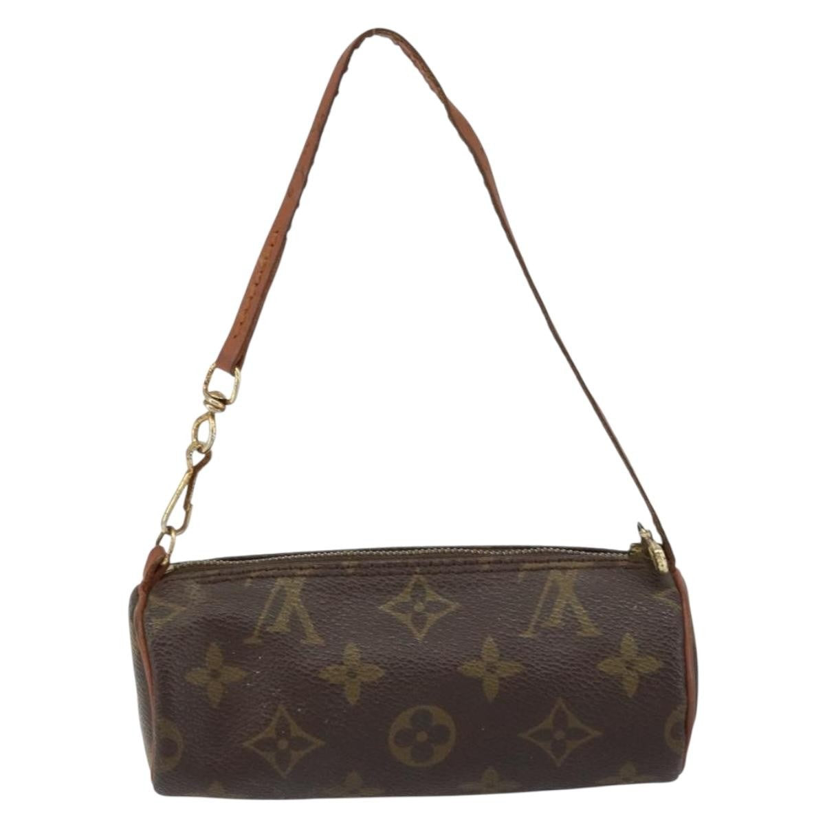 Louis Vuitton Papillon Pochette Monogram Canvas Brown Canvas Clutche & Pouche Bag