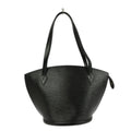 Louis Vuitton Saint Jacques Handbag Epi Leather Black Leather Shoulder Bag