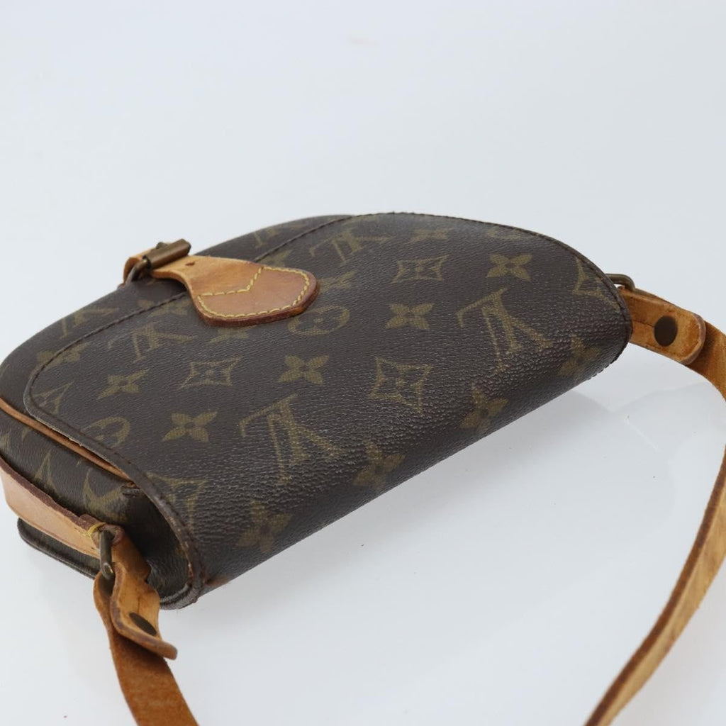 Louis Vuitton Cartouchiere Handbag Monogram Canvas Brown Canvas Shoulder Bag