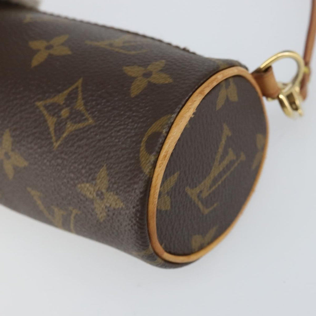 Louis Vuitton Papillon Pochette Monogram Canvas Brown Canvas Clutche & Pouche Bag