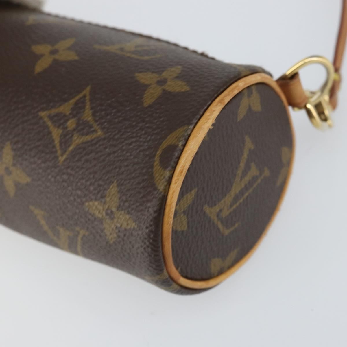 Louis Vuitton Papillon Pochette Monogram Canvas Brown Canvas Clutche & Pouche Bag