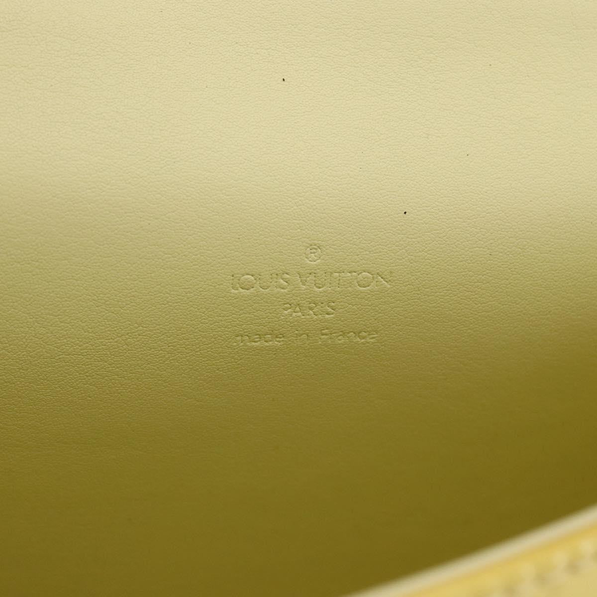 Louis Vuitton Spring Street Nm Handbag Patent Leather Yellow Patent_Leather Handbag
