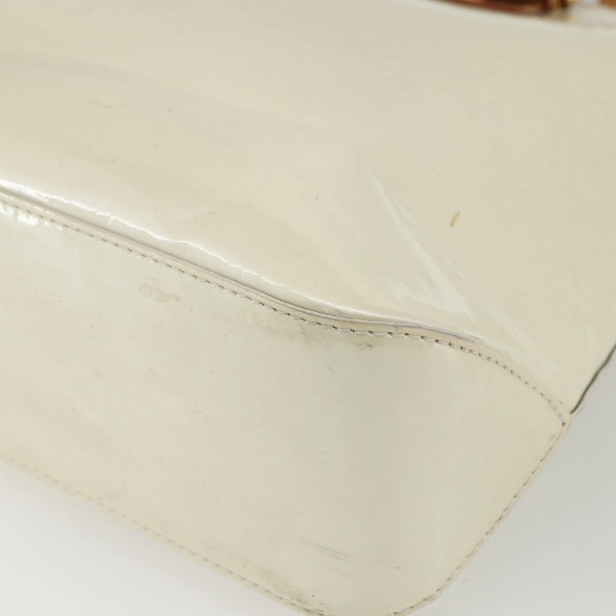 Louis Vuitton Brentwood Handbag Monogram Vernis Beige Patent_Leather Tote Bag