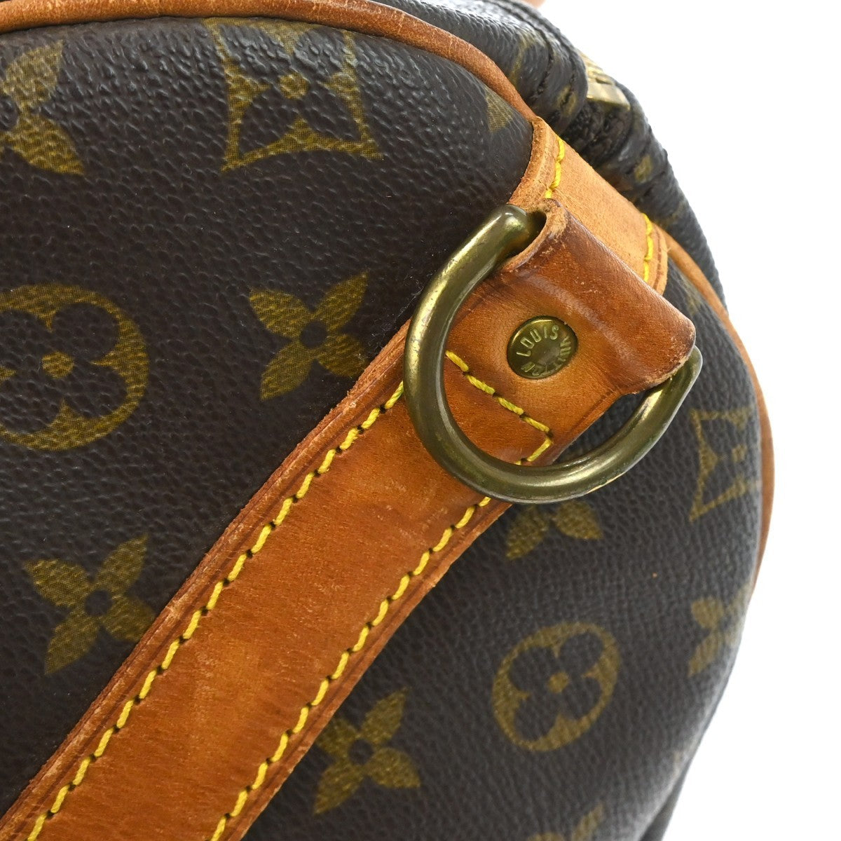 Louis Vuitton Keepall Bandouliere Bag Monogram Canvas Brown Canvas Travel Bag