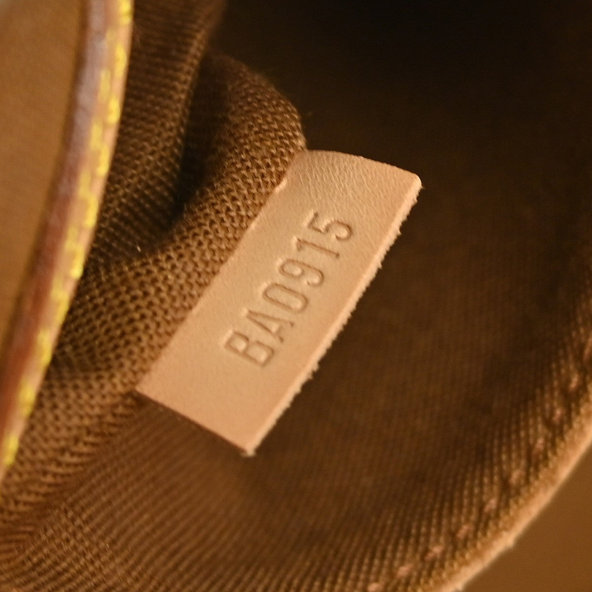 Louis Vuitton Alma Handbag Monogram Canvas Brown Canvas Handbag