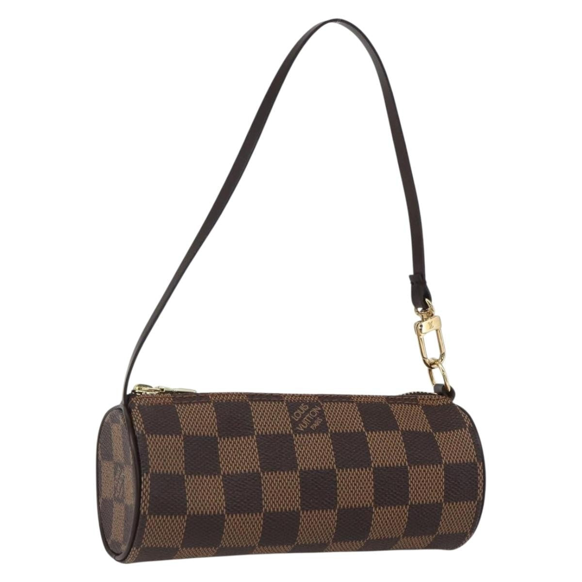 Louis Vuitton Papillon Pochette Damier Brown Canvas Clutche & Pouche Bag