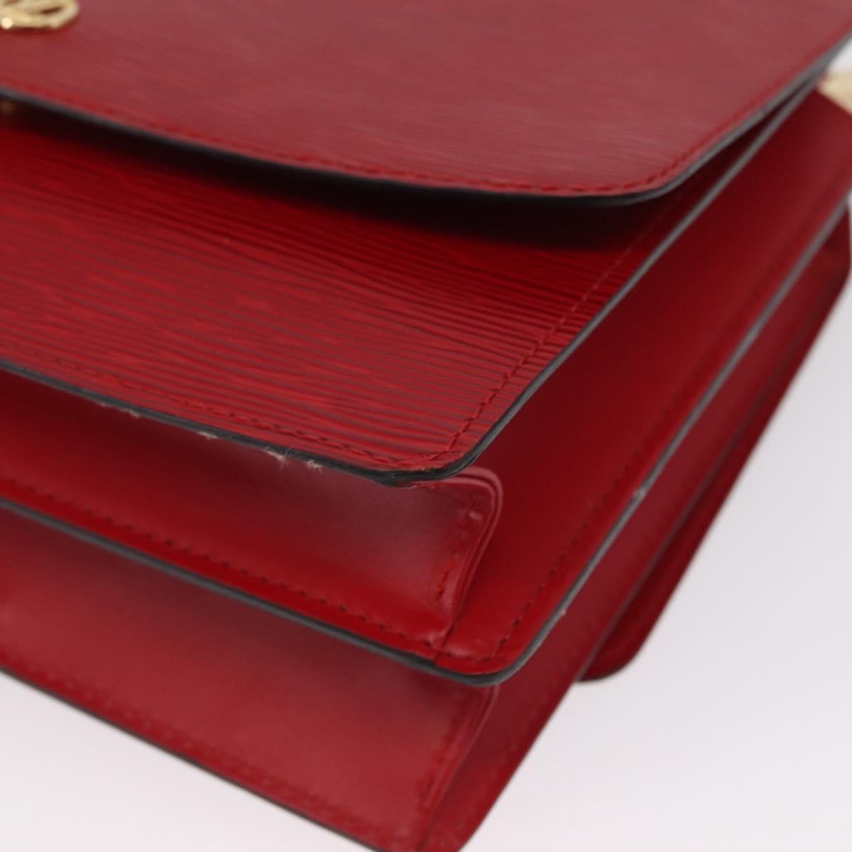 Louis Vuitton Grenelle Shoulder Bag Epi Leather Red Leather Shoulder Bag