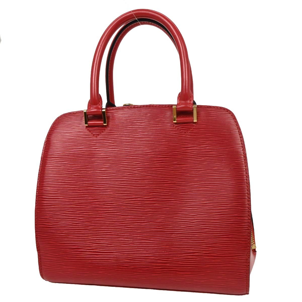 Louis Vuitton Pont Neuf Handbag Epi Leather Red Leather Handbag
