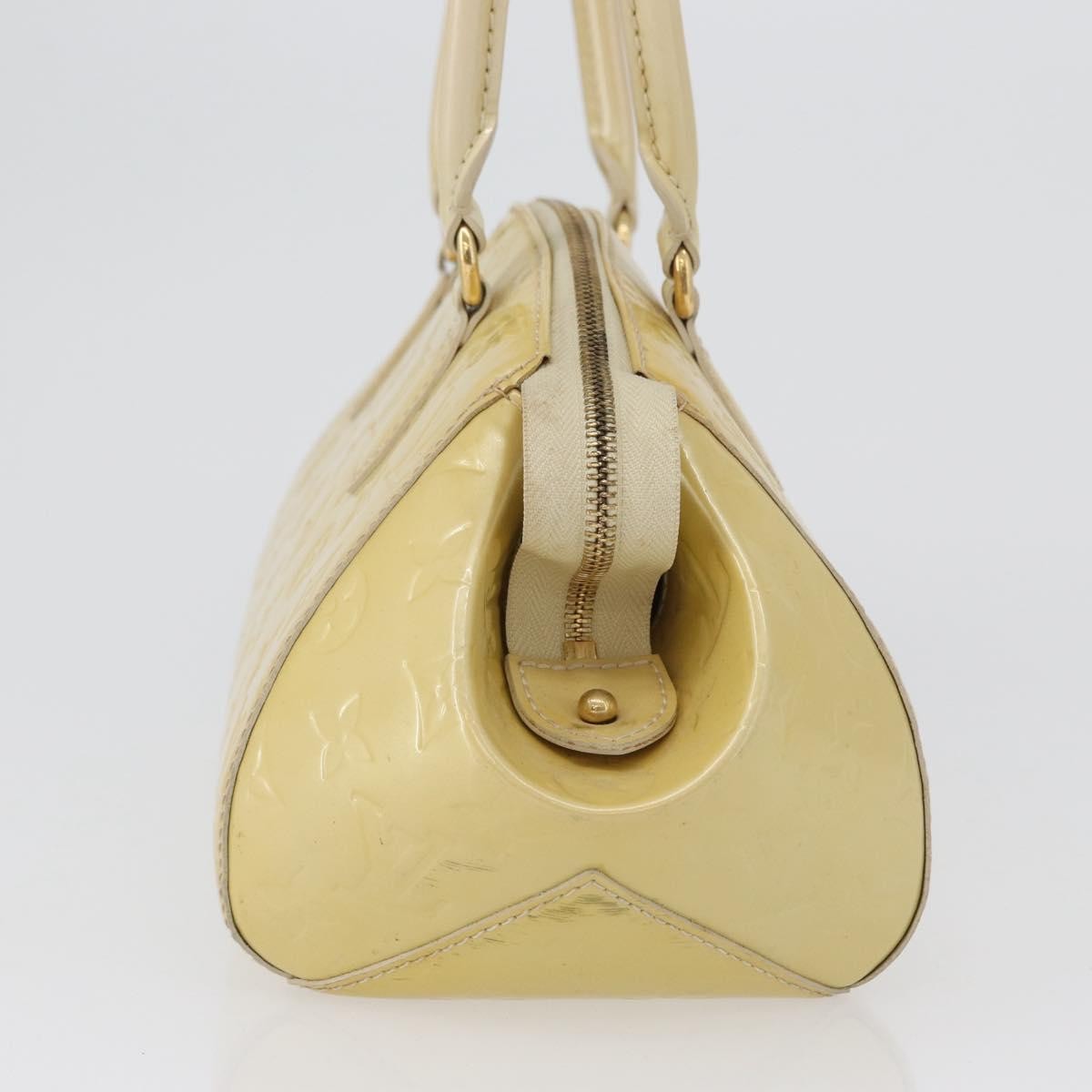 Louis Vuitton Sherwood Handbag Monogram Vernis Yellow Patent_Leather Handbag