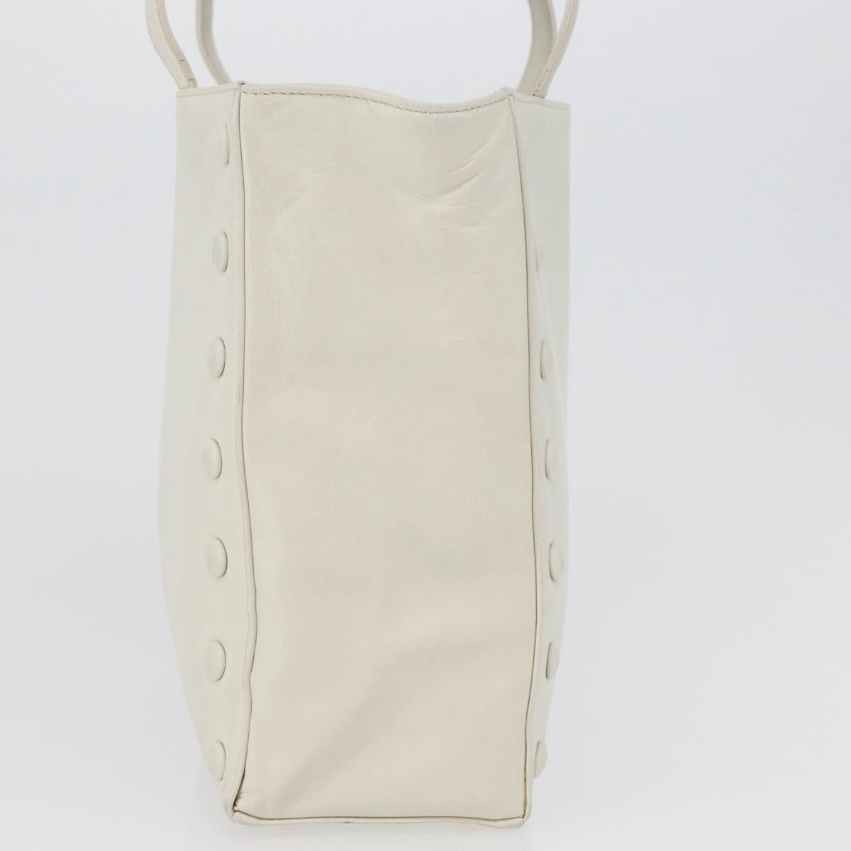 Celine Handbag Leather White Leather Handbag