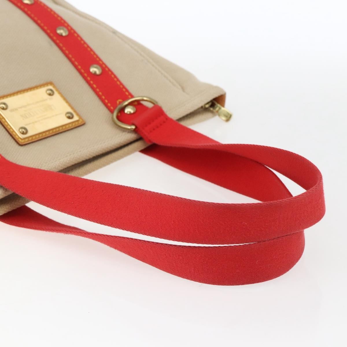 Louis Vuitton Antigua Tote Canvas Beige Canvas Tote Bag