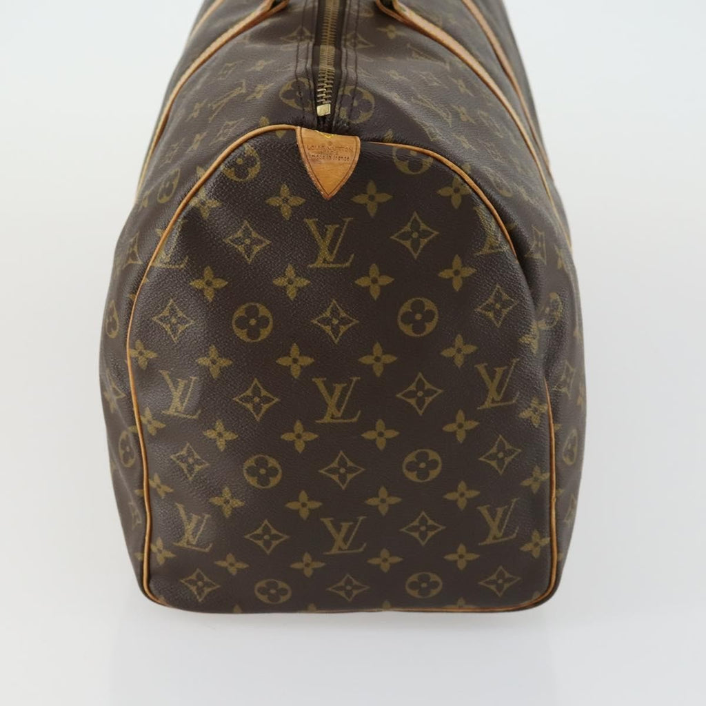 Louis Vuitton Keepall Bag Monogram Canvas Brown Canvas Travel Bag
