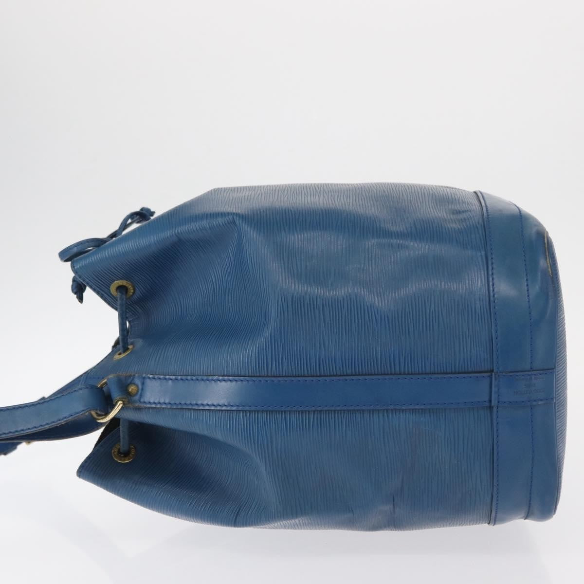 Louis Vuitton Noe Handbag Epi Leather Blue Leather Shoulder Bag