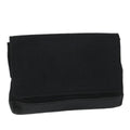 Balenciaga Vintage Pouch Leather Black Canvas Clutche & Pouche
