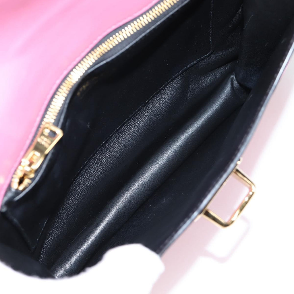 Prada Belle Top Handle Bag City Calf Pink Leather Bag