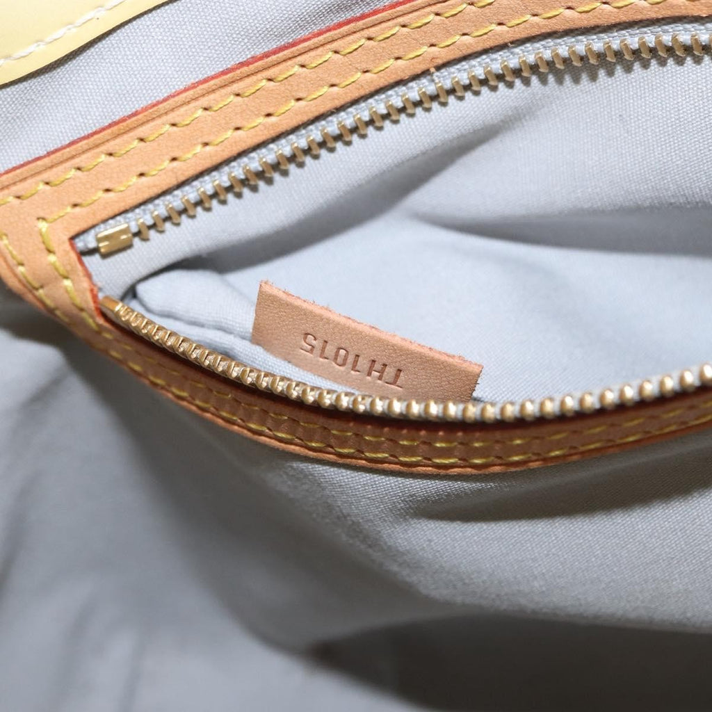 Louis Vuitton Reade Handbag Monogram Vernis Beige Patent_Leather Tote Bag