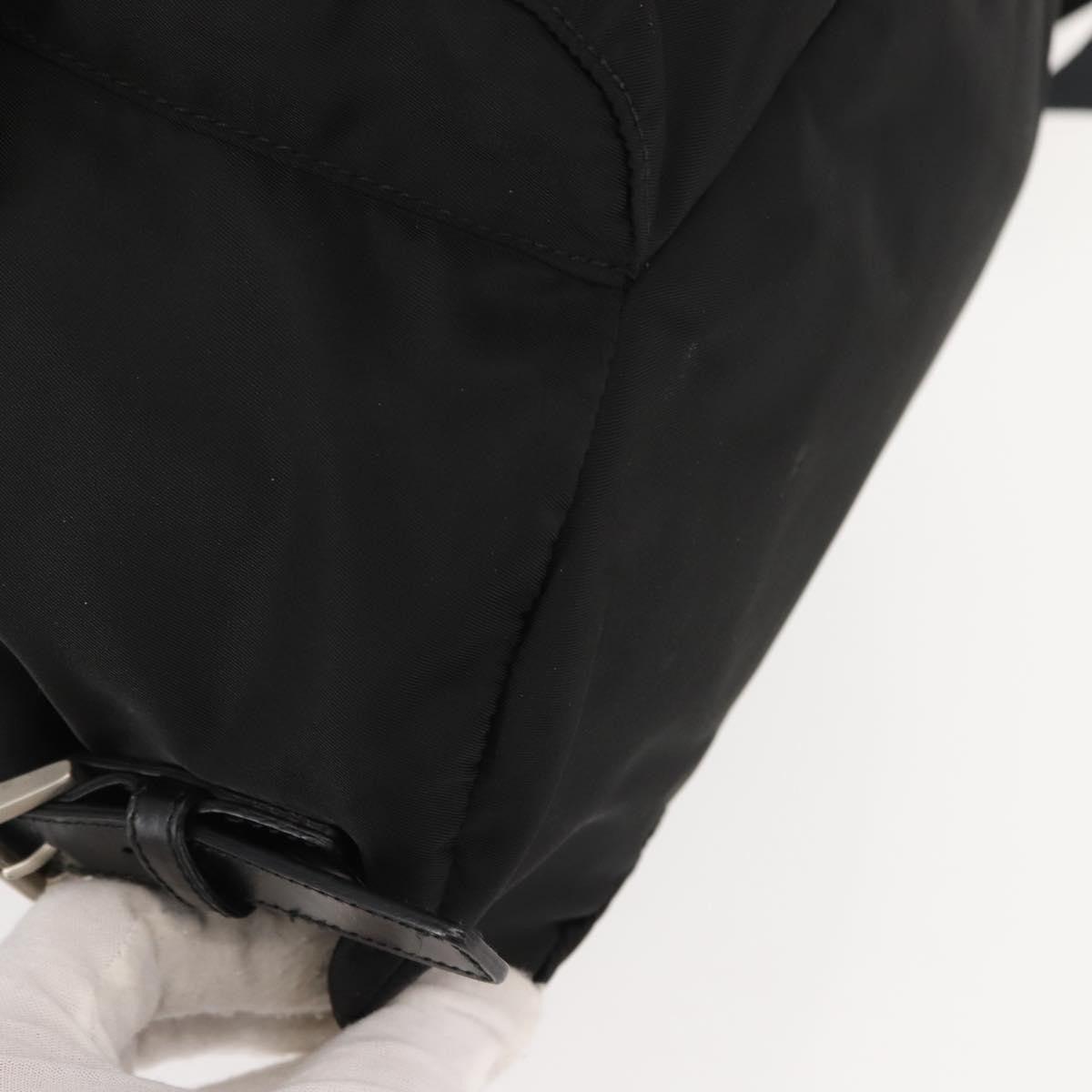 Prada Front Pocket Backpack Tessuto Black Nylon Backpack Bag