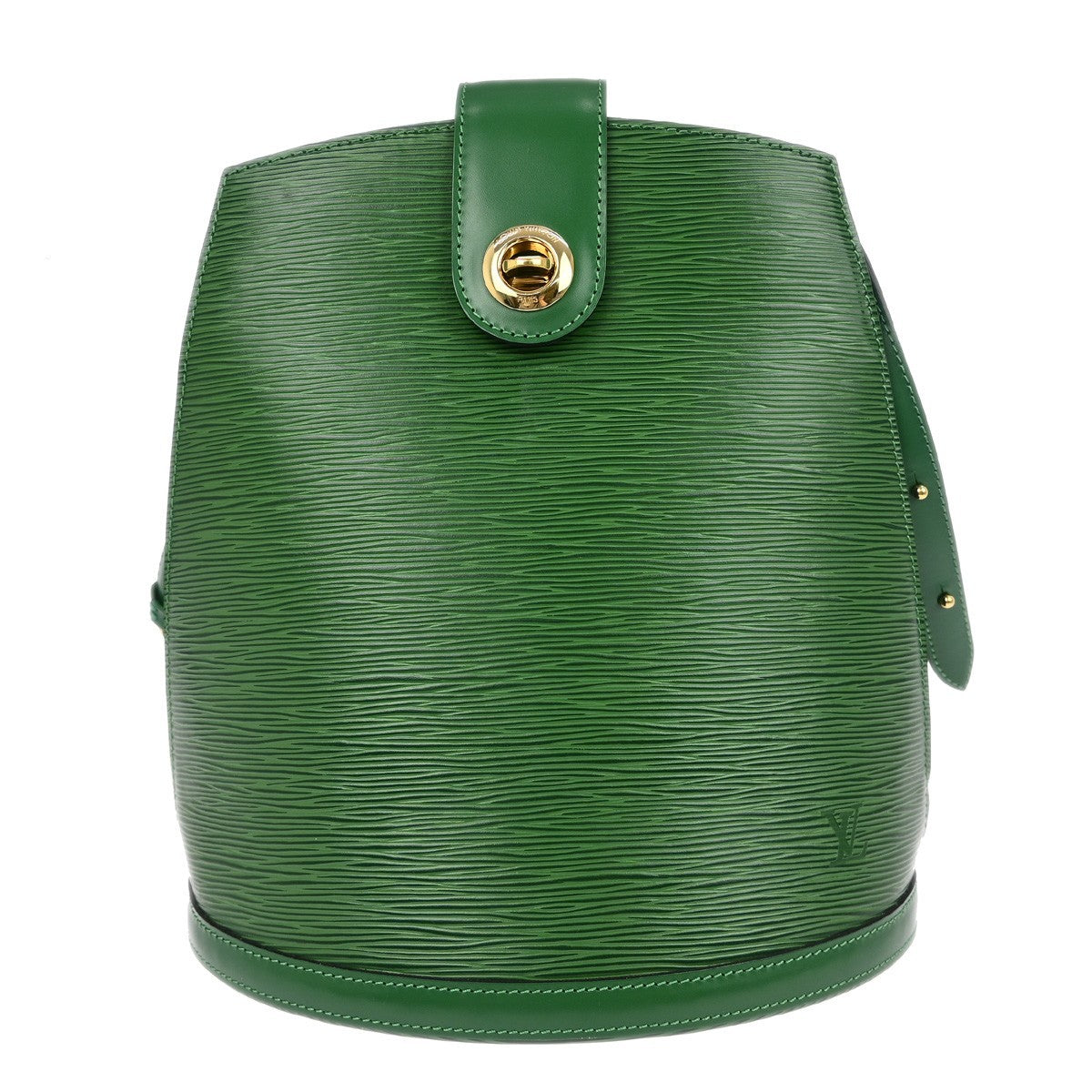 Louis Vuitton Cluny Shoulder Bag Epi Leather Green Leather Shoulder Bag