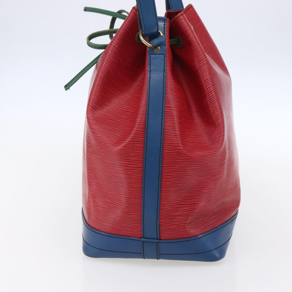 Louis Vuitton Tricolor Noe Handbag Epi Leather Red Leather Shoulder Bag