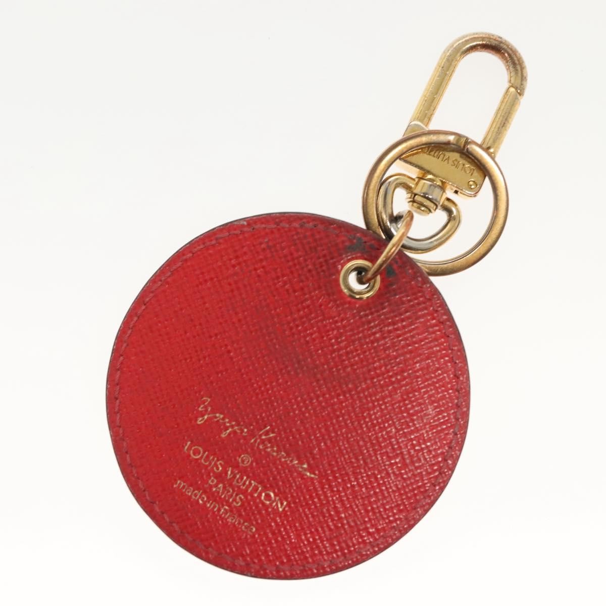 Louis Vuitton Pumpkin Bag Charm And Key Holder Yayoi Kusama Pumpkins Leather Brown Canvas Charms And Keychains Accessory