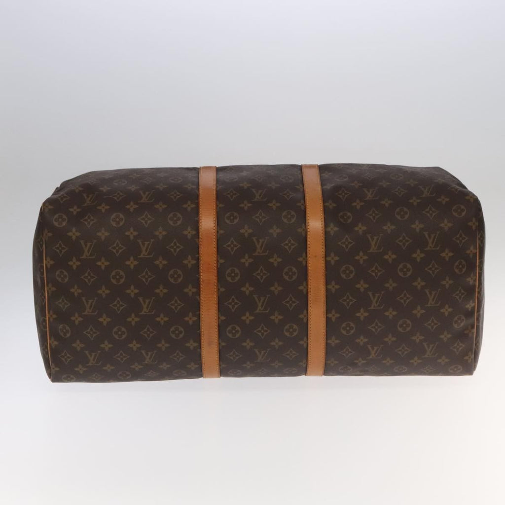 Louis Vuitton Keepall Bag Monogram Canvas Brown Canvas Travel Bag