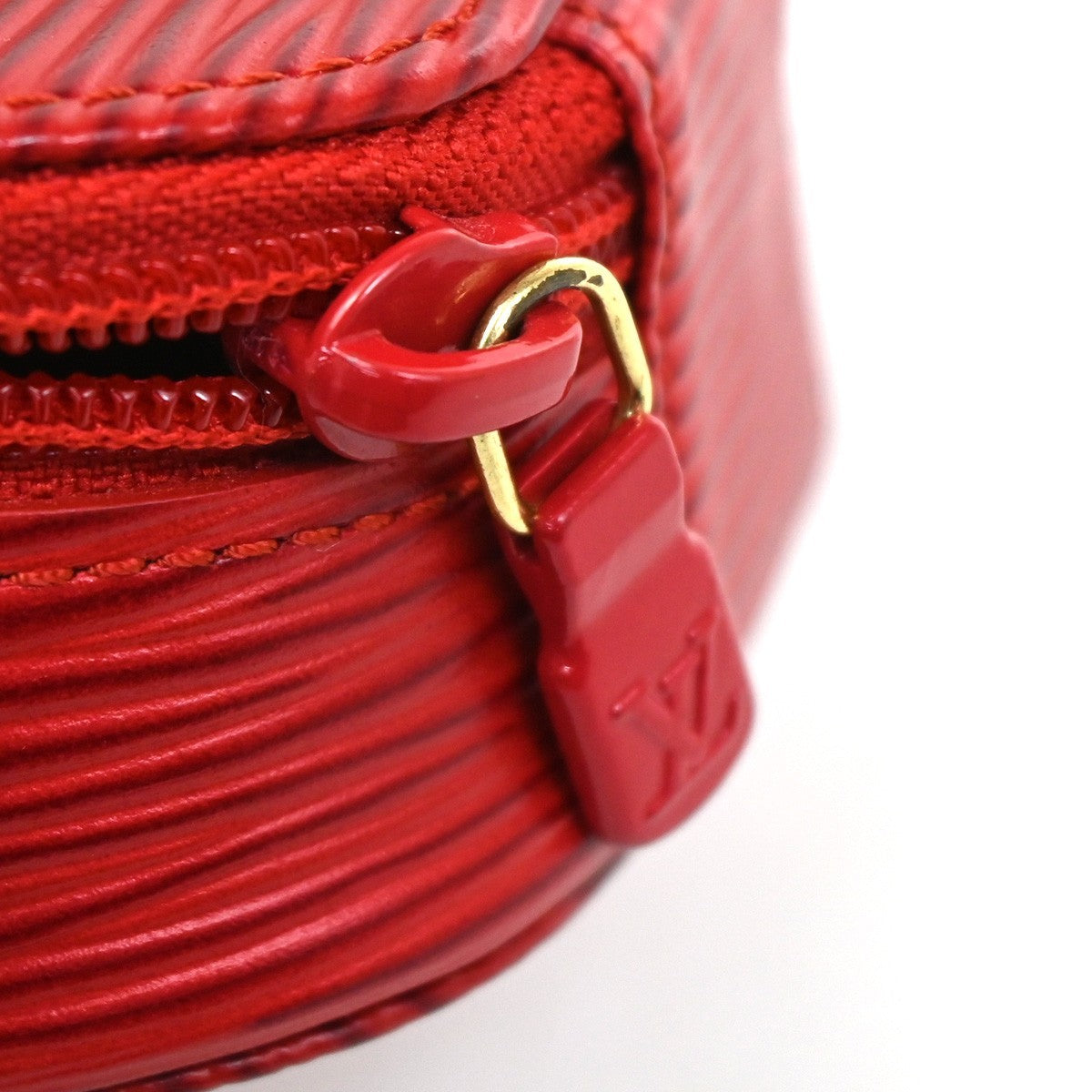 Louis Vuitton Ecrin Bijoux Jewelry Case Epi Leather Red Leather Clutche & Pouche Bag