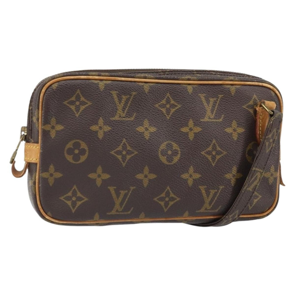 Louis Vuitton Pochette Marly Bandouliere Bag Monogram Canvas Brown Canvas Shoulder Bag