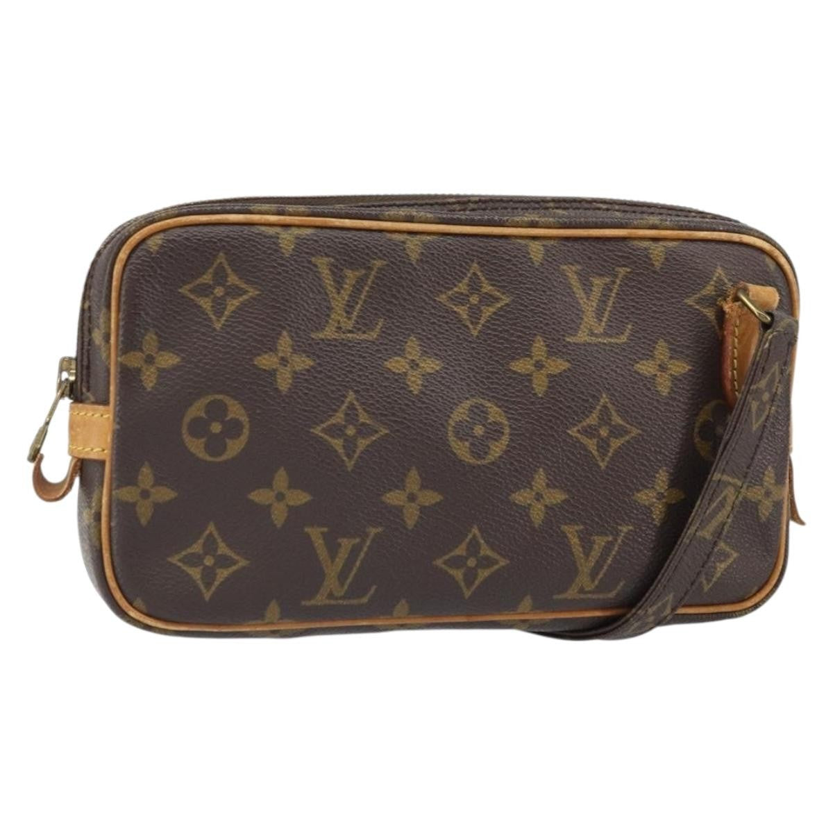 Louis Vuitton Pochette Marly Bandouliere Bag Monogram Canvas Brown Canvas Shoulder Bag