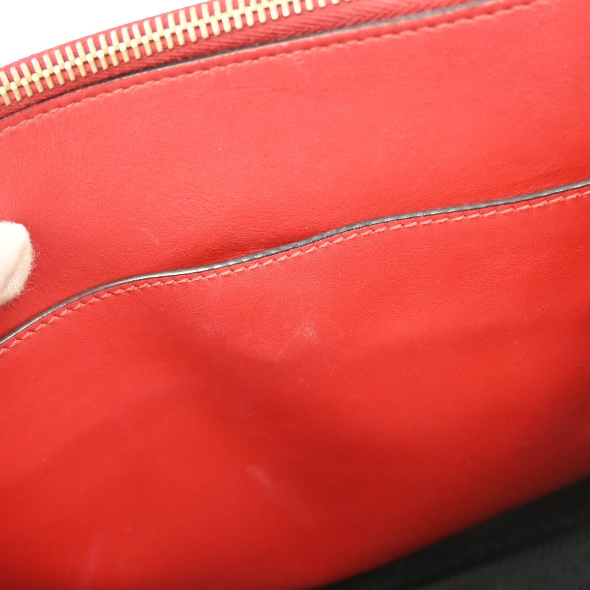 Prada Paradigme Tote Saffiano With City Calf Red Leather Handbag