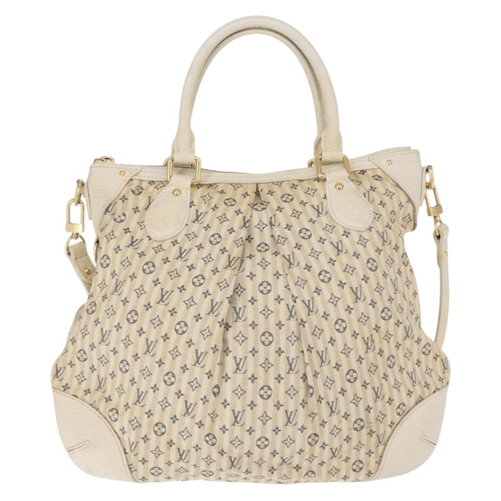 Louis Vuitton Marina Handbag Mini Lin Croisette Beige Canvas Handbag