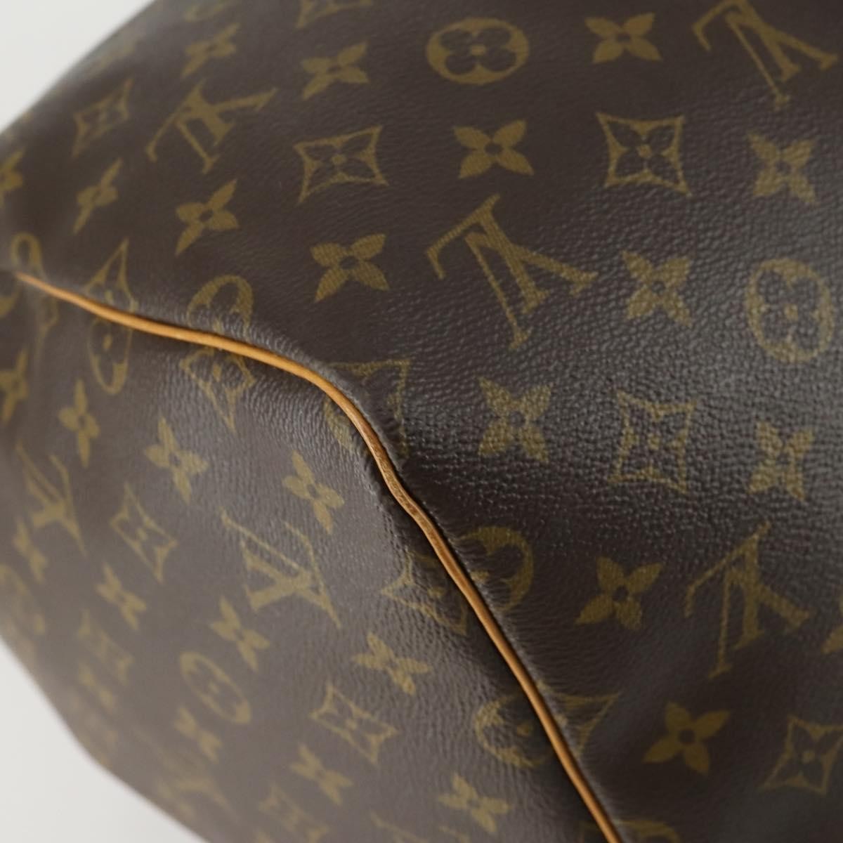 Louis Vuitton Keepall Bag Monogram Canvas Brown Canvas Travel Bag