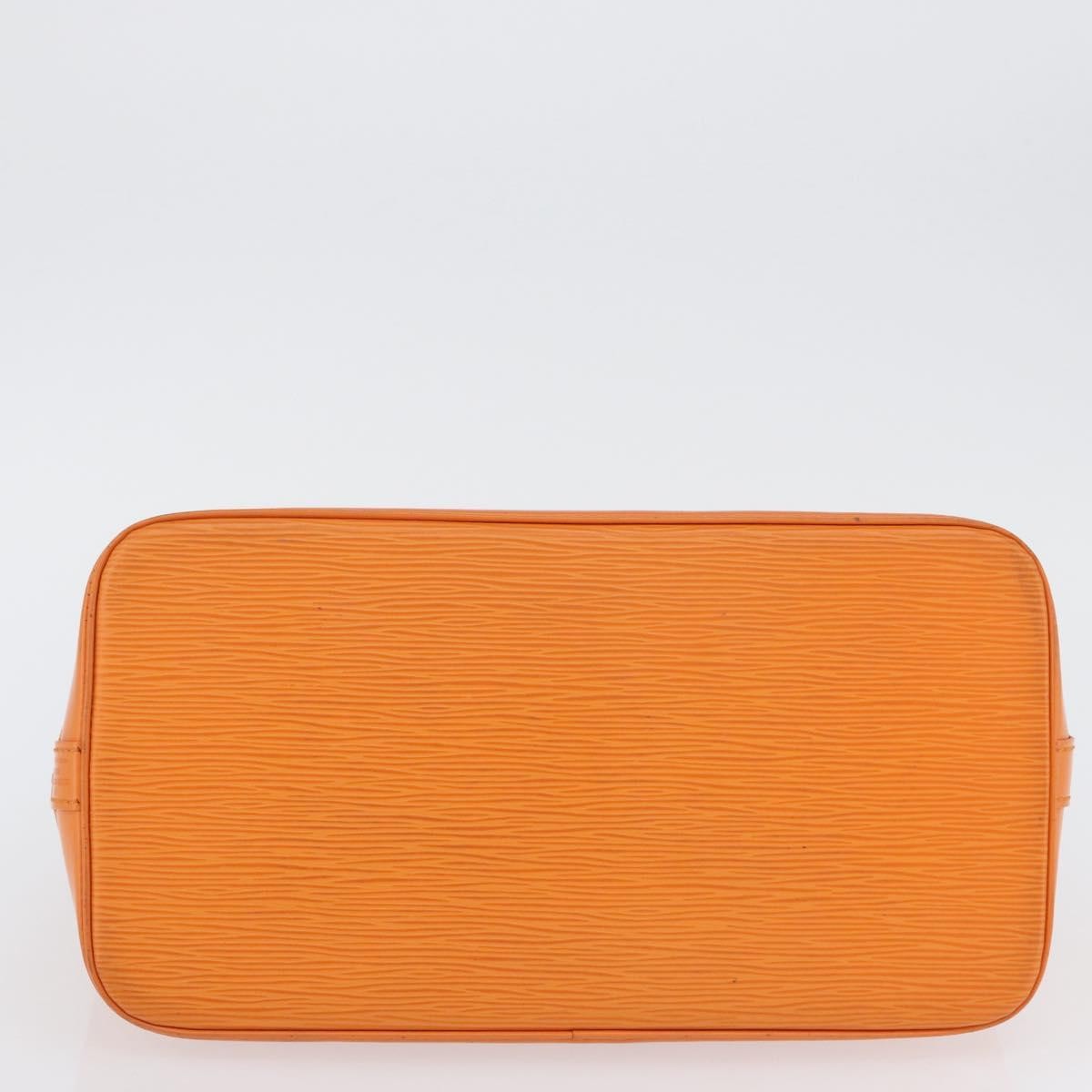 Louis Vuitton Vintage Alma Handbag Epi Leather Orange Leather Handbag