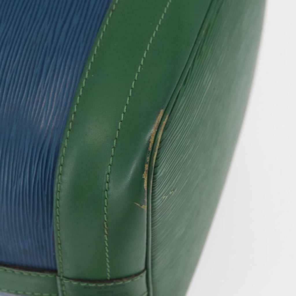 Louis Vuitton Bicolor Noe Handbag Epi Leather Blue Leather Shoulder Bag