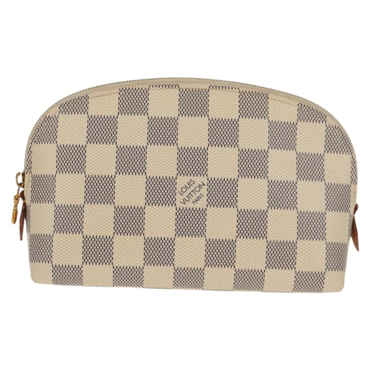 Louis Vuitton Cosmetic Pouch Damier Beige Canvas Clutche & Pouche Bag