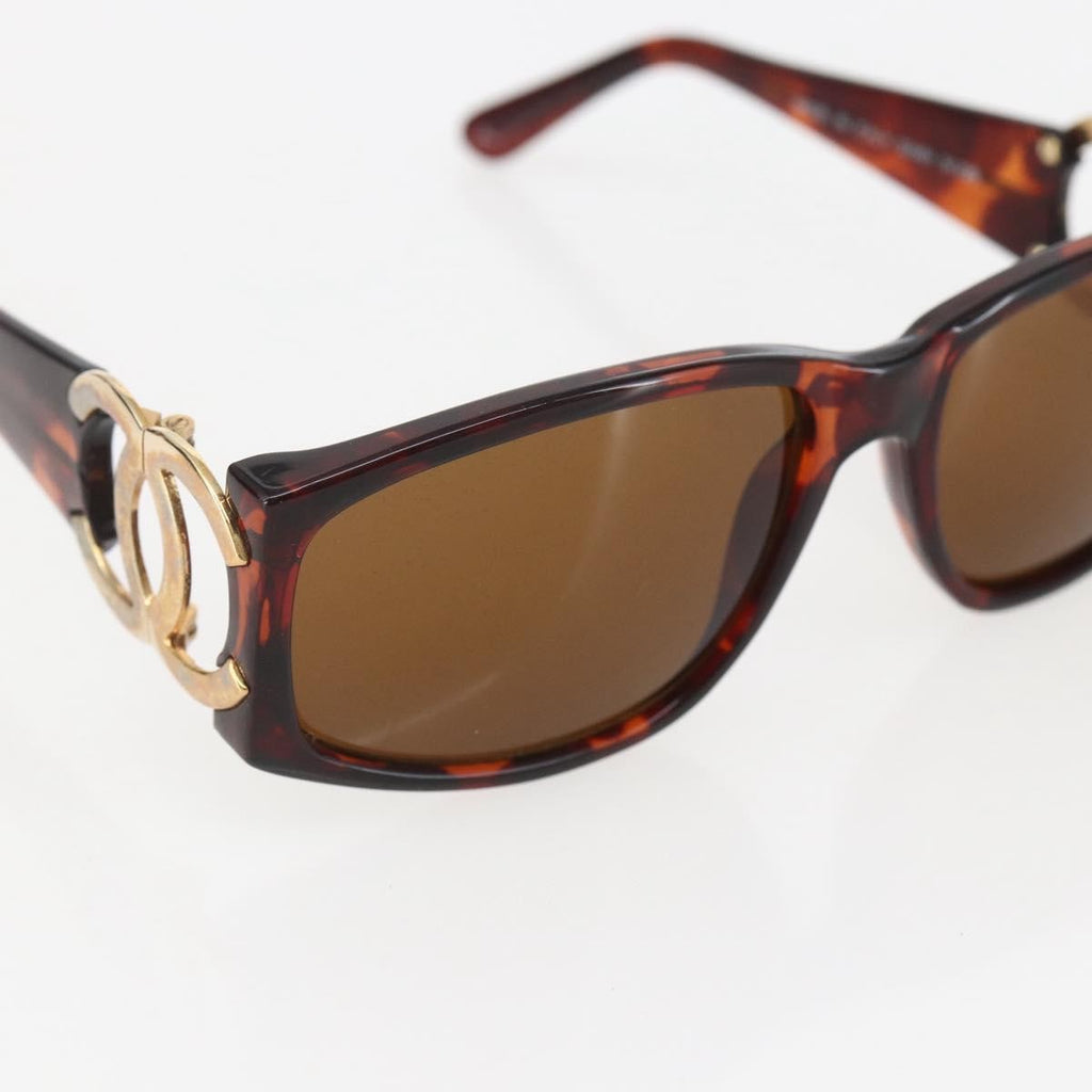 Chanel Logo Cc Sunglasses Plastic Brown Plastic Sunglasse Accessory
