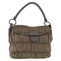Prada Gaufre Convertible Hobo Tessuto Gray Nylon Shoulder Bag Bag
