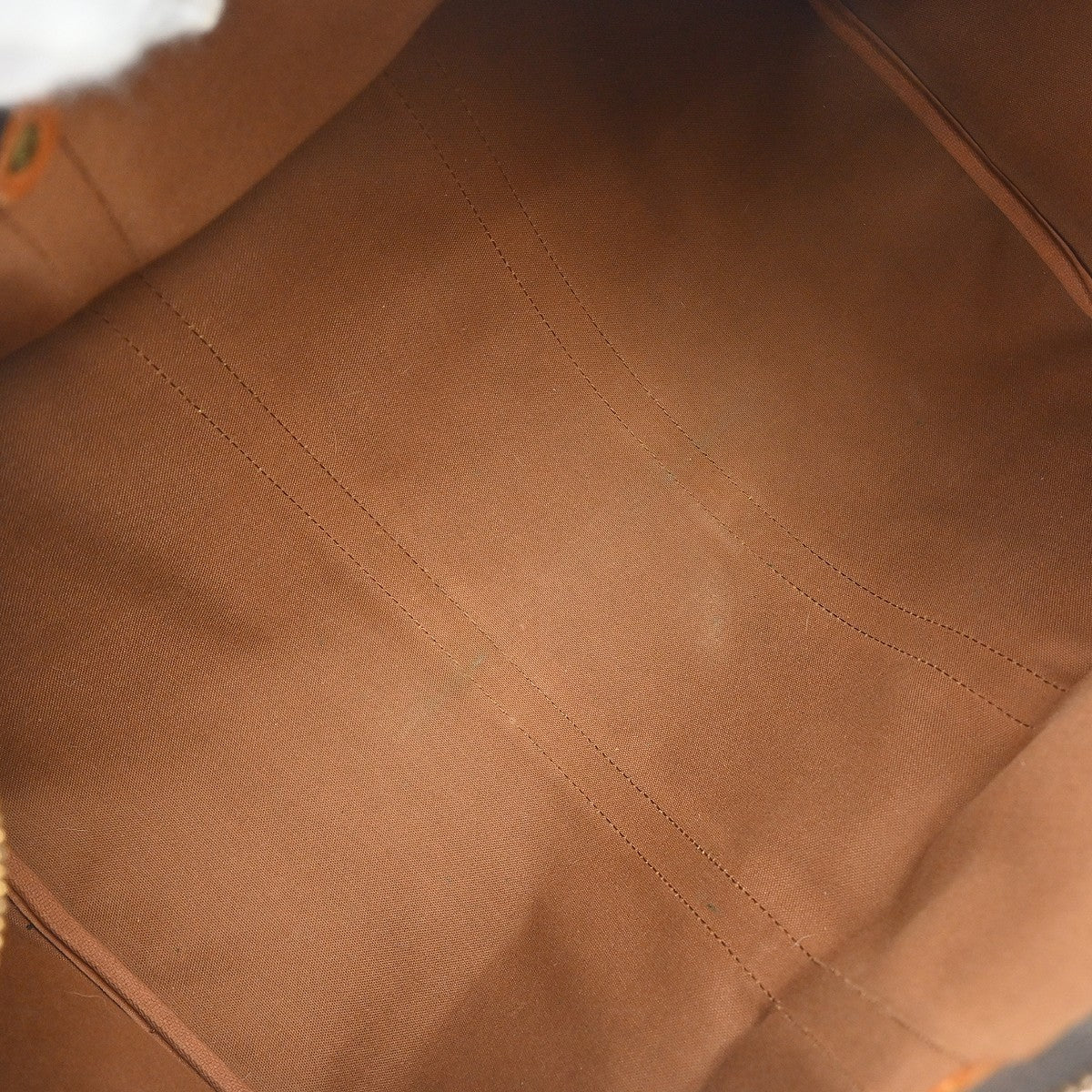 Louis Vuitton Keepall Bag Monogram Canvas Brown Canvas Travel Bag
