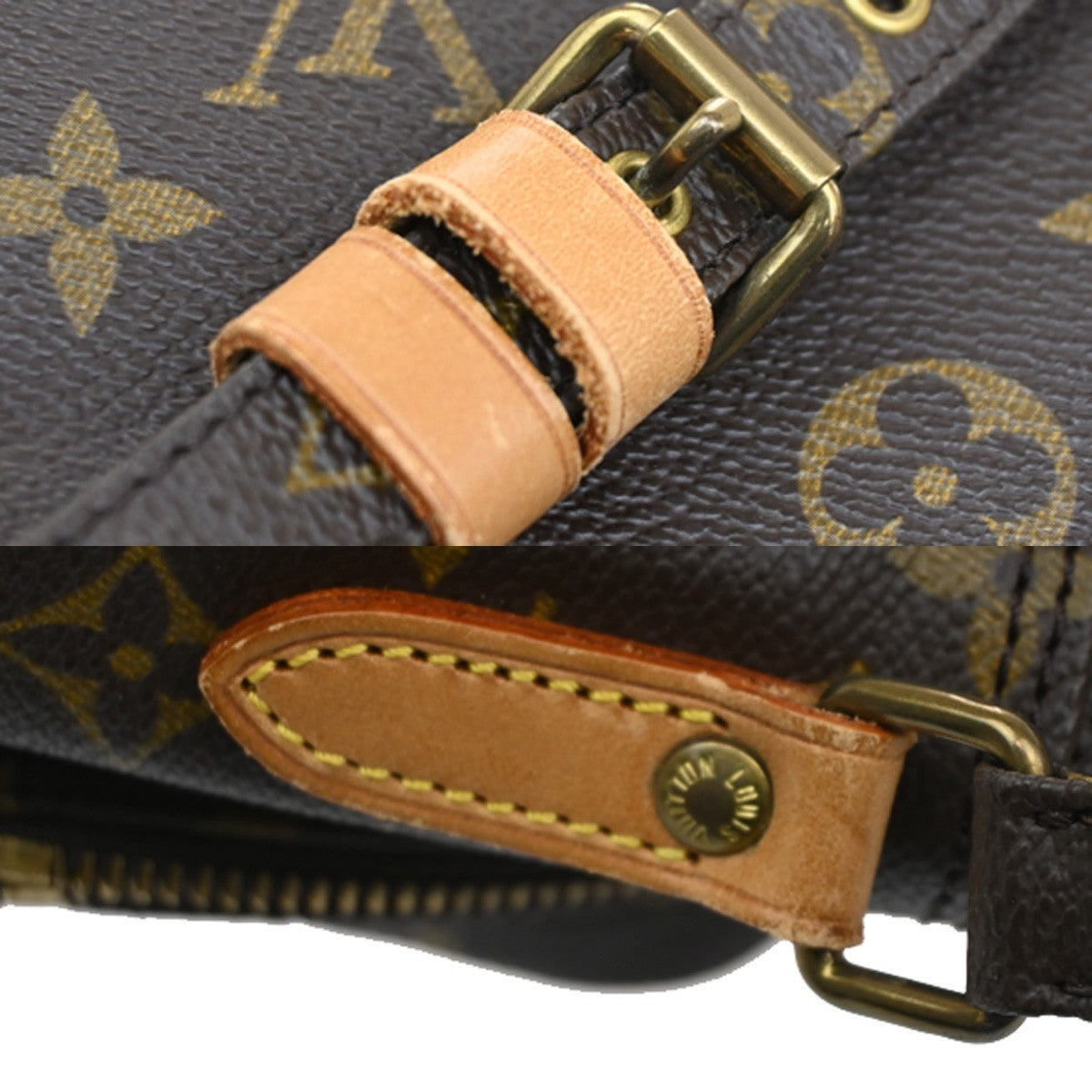 Louis Vuitton Amazone Bag Monogram Canvas Brown Canvas Shoulder Bag
