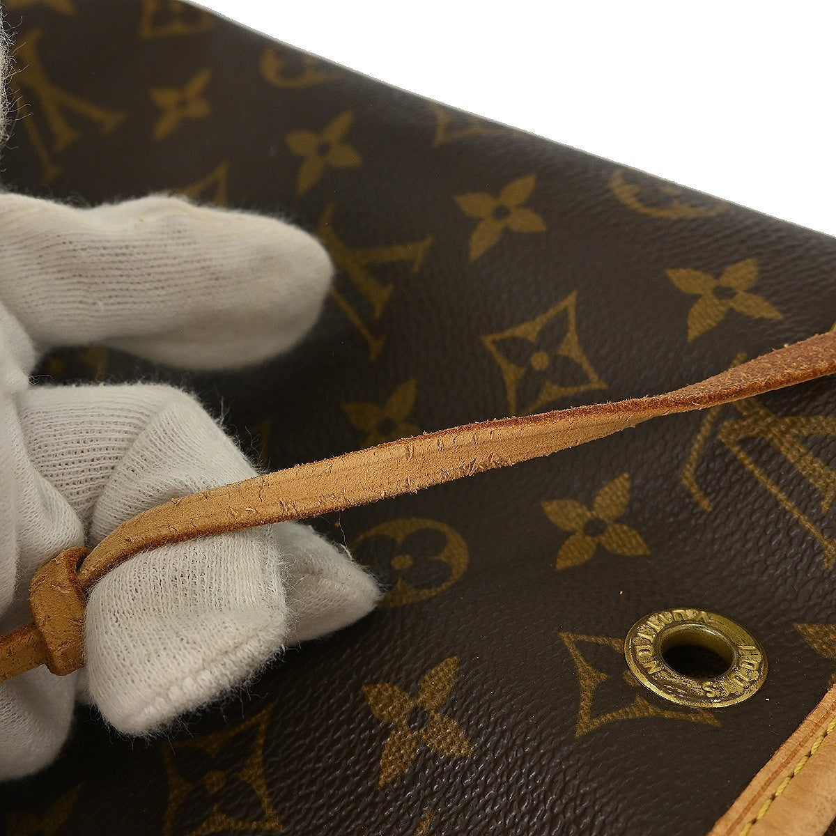 Louis Vuitton Vintage Montsouris Backpack Monogram Canvas Brown Canvas Backpack Bag