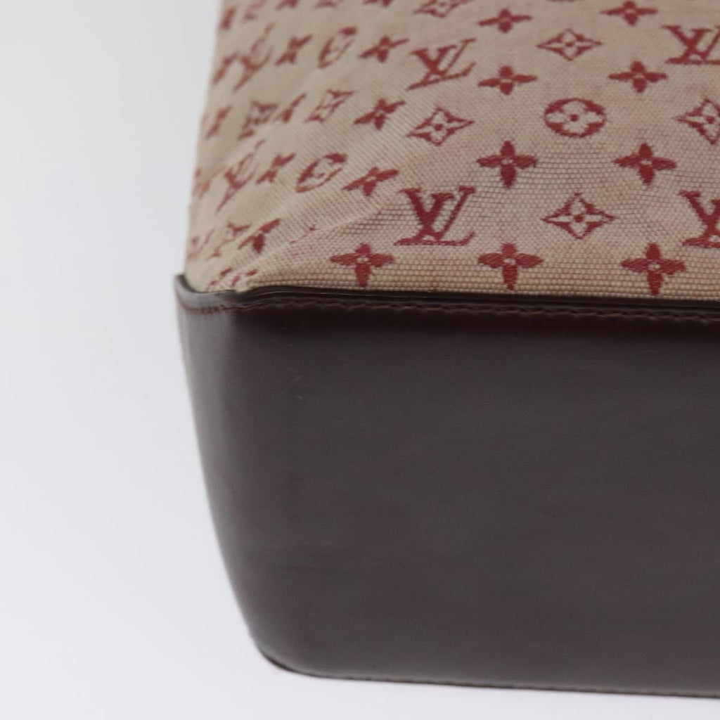 Louis Vuitton Cabas Piano Monogram Canvas Red Canvas Bag
