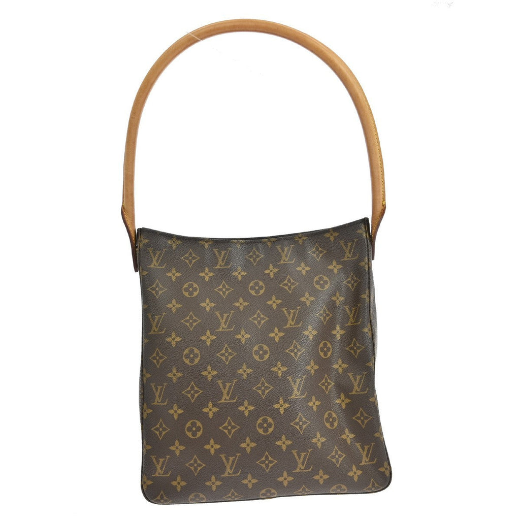 Louis Vuitton Monogram Looping Handbag Monogram Canvas Brown Canvas Shoulder Bag